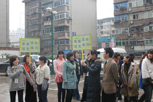 易道團隊模擬緊急逃生訓練演習